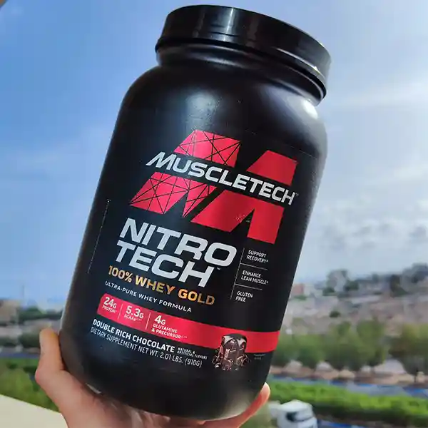 پروتئین نیتروتک وی گلد 100% ماسل تک | Muscletech Nitro Tech 100% Whey Gold 2lb-سم7شاپ-sam7shop