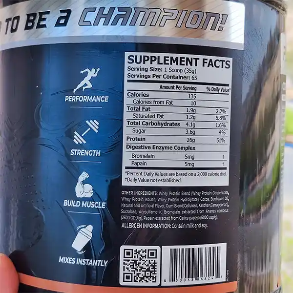 پروتئین وی کُرچمپس - core champs protein whey-سم7شاپ-sam7shop
