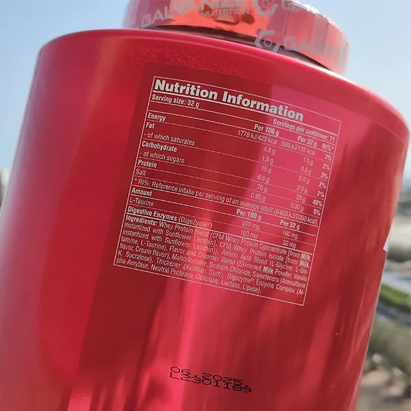 پروتئین وی 100 گالوانایز | Galvanize 100 Whey Protein-سم7شاپ-sam7shop.ir