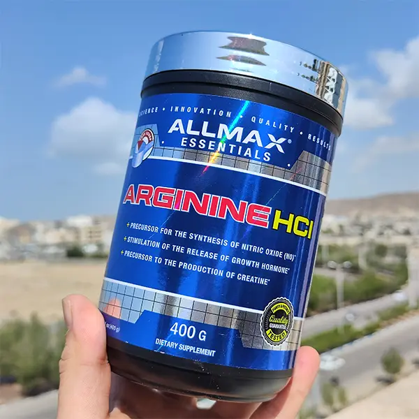 آرژنین اچ سی ال آلمکس 400 گرمی | Allmax ARGININE HCI- سم سون شاپ-sam7shop.ir