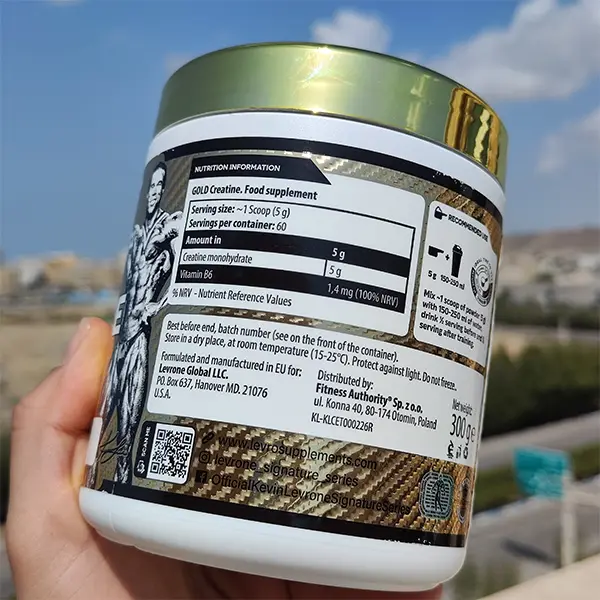 کراتین گلد کوین لورون طرح جدید - Kevin Levrone Gold Creatine-سم7شاپ-sam7shop
