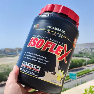پروتئین وی ایزوله ایزوفلکس آلمکس | ALLMAX ISOFLEX Whey Protein Isolate-سم7شاپ-sam7shop.ir