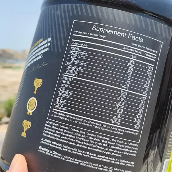 مس گینر بالک پریمیوم ویکتور مارتینز | Victor Martinez V-Bulk Gainer-سم7شاپ-sam7shop.ir