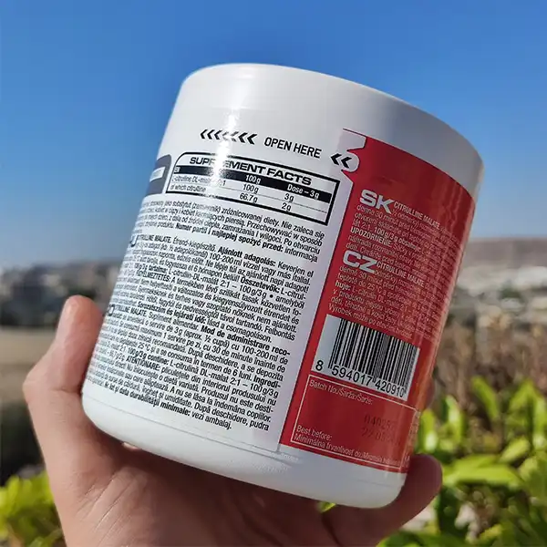 سیترولین مالات ناترند 300 گرم | Nutrend Citrulline Malate 300g-سم7شاپ-sam7shop.ir