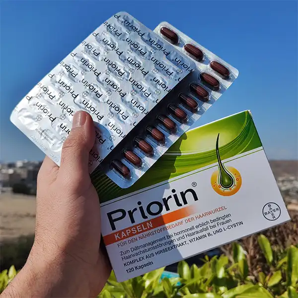 قرص پریورین ضد ریزش مو اصل آلمانی | Priorin Bayer Germany 120 Capsule-سم7شاپ-sam7shop.ir