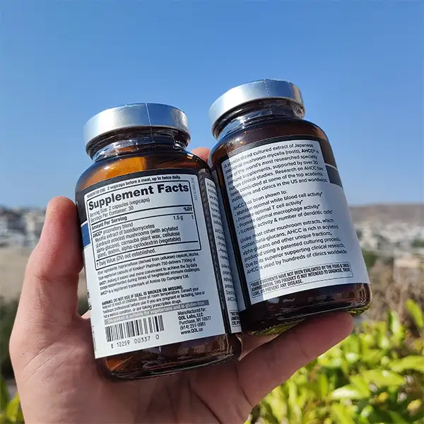 کپسول ای اچ سی سی پلاتینیوم ۷۵۰ میلی‌گرم | AHCC Kinoko Platinum 750 mg-سم7شاپ-sam7shop.ir