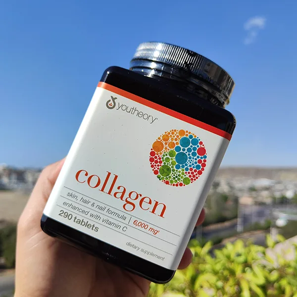 قرص کلاژن با ویتامین سی یوتئوری | Youtheory Collagen with Vitamin C 290 Tablets-سم7شاپ-sam7shop.ir