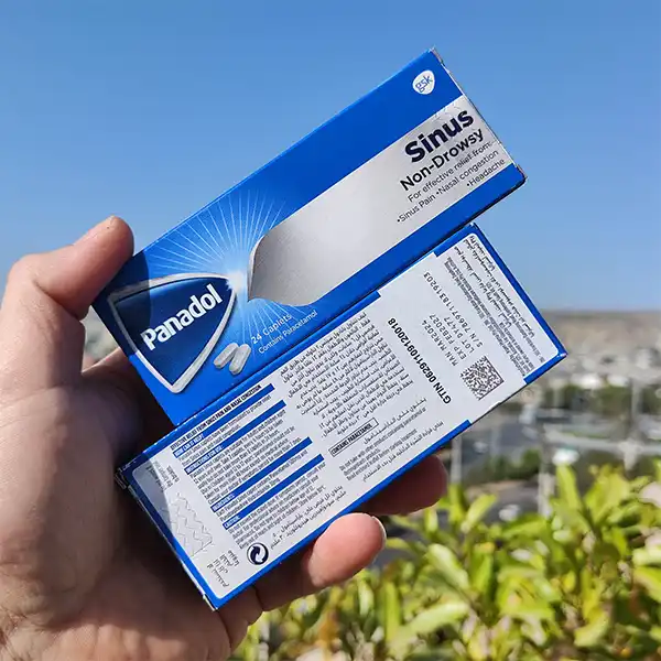 قرص ضد درد سینوس پانادول بسته 24 عددی | PANADOL SINUS 24 CAPLETS-سم7شاپ-sam7shop