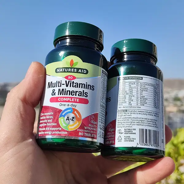 مولتی‌ویتامین و مینرال نیچرز اید 90 عددی | Nature’s Aid Multi-Vitamins & Minerals Complete 90 Tablets-سم7شاپ-sam7shop.ir