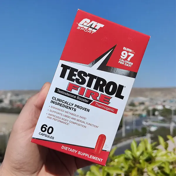کپسول تسترول فایر گت اسپرت 60 عددی | GAT Sport Testrol Fire Testosterone Booster Thermogenic 60capsules-سم7شاپ-sam7shop.ir