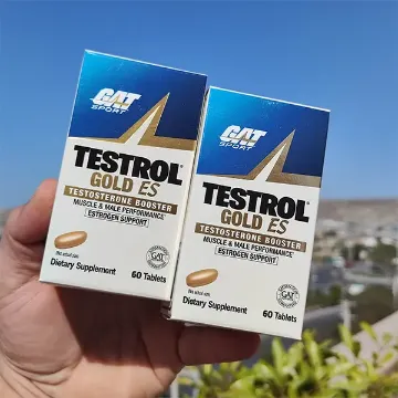 تسترول گلد ES تست بوستر گت اسپرت 60 عددی | GAT Sport Testrol Gold ES Testosterone Booster-سم7شاپ-sam7shop.ir