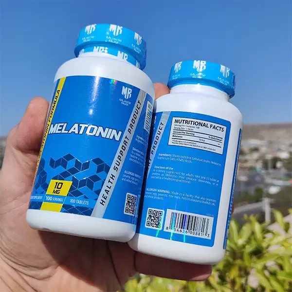 قرص ملاتونین ماسل رولز 10 میلی گرم | Muscle Rulz Melatonin 10mg 100tablet-سم7شاپ-sam7shop.ir