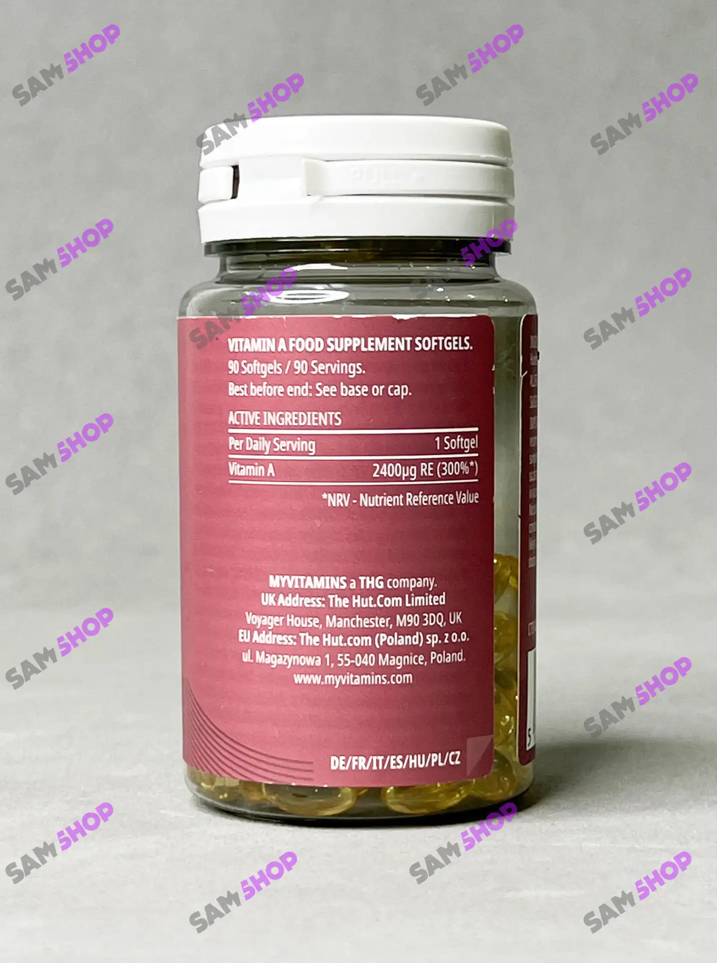 کپسول رتینول مای ویتامینز - MYVITAMINS RETINOL - سم7شاپ - sam7shop.ir