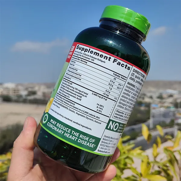 کپسول امگا ۳ نیچرز تروث ۲۴۰۰ میلی‌گرم (90 و 250 عددی) 