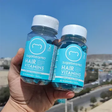 پاستیل تقویت مو و ضد ریزش شوگربیر پرو 62 عددی