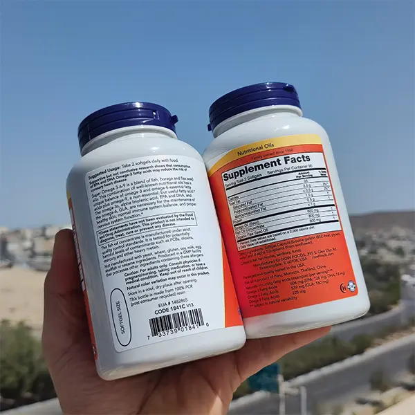 کپسول سوپر امگا 3-6-9 ناو 180 عدد