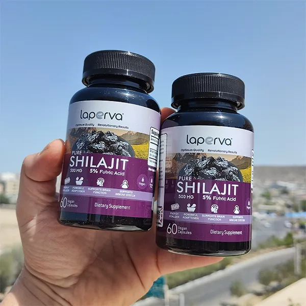 شیلاجیت خالص لاپروا 60 عددی