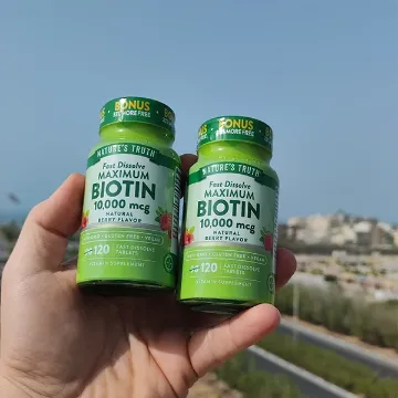 قرص بیوتین 10,000 میکروگرم نِیچرز تروث (120 عدد)